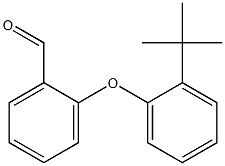 2-(2-tert-butylphenoxy)benzaldehyde 化学構造式
