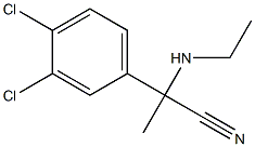 2-(3,4-dichlorophenyl)-2-(ethylamino)propanenitrile