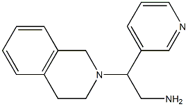 2-(3,4-dihydroisoquinolin-2(1H)-yl)-2-pyridin-3-ylethanamine,,结构式