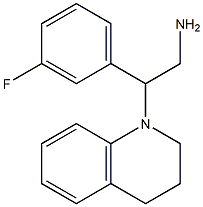 2-(3,4-dihydroquinolin-1(2H)-yl)-2-(3-fluorophenyl)ethanamine,,结构式