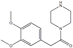 2-(3,4-dimethoxyphenyl)-1-(piperazin-1-yl)ethan-1-one