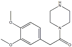  2-(3,4-dimethoxyphenyl)-1-(piperazin-1-yl)ethan-1-one