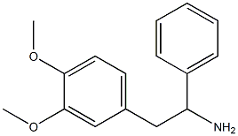 2-(3,4-dimethoxyphenyl)-1-phenylethanamine 结构式