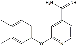 2-(3,4-dimethylphenoxy)pyridine-4-carboximidamide