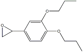 2-(3,4-dipropoxyphenyl)oxirane Structure