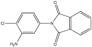 2-(3-amino-4-chlorophenyl)-1H-isoindole-1,3(2H)-dione 结构式