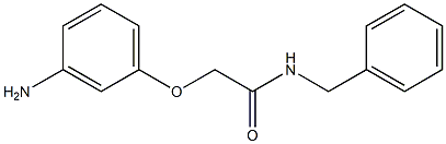 2-(3-aminophenoxy)-N-benzylacetamide Structure