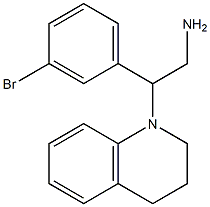 2-(3-bromophenyl)-2-(1,2,3,4-tetrahydroquinolin-1-yl)ethan-1-amine