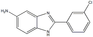 2-(3-chlorophenyl)-1H-1,3-benzodiazol-5-amine