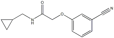 2-(3-cyanophenoxy)-N-(cyclopropylmethyl)acetamide