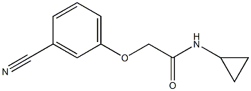 2-(3-cyanophenoxy)-N-cyclopropylacetamide