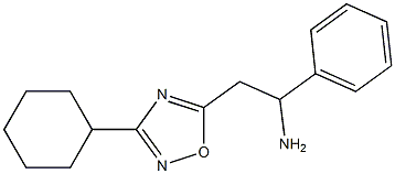 2-(3-cyclohexyl-1,2,4-oxadiazol-5-yl)-1-phenylethan-1-amine