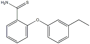 2-(3-ethylphenoxy)benzene-1-carbothioamide Structure