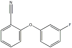 2-(3-fluorophenoxy)benzonitrile Struktur