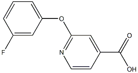  2-(3-fluorophenoxy)pyridine-4-carboxylic acid