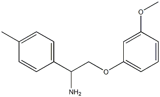 2-(3-methoxyphenoxy)-1-(4-methylphenyl)ethanamine