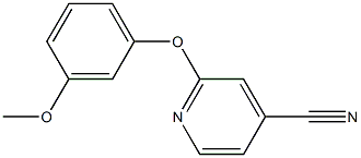 2-(3-methoxyphenoxy)isonicotinonitrile