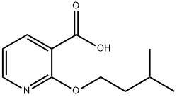 2-(3-methylbutoxy)pyridine-3-carboxylic acid 结构式