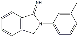 2-(3-methylphenyl)-2,3-dihydro-1H-isoindol-1-imine Structure