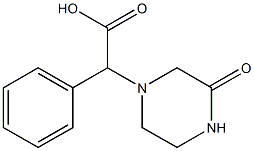 2-(3-oxopiperazin-1-yl)-2-phenylacetic acid,,结构式