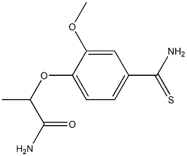 2-(4-carbamothioyl-2-methoxyphenoxy)propanamide|