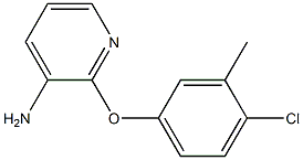 2-(4-chloro-3-methylphenoxy)pyridin-3-amine Structure