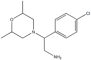 2-(4-chlorophenyl)-2-(2,6-dimethylmorpholin-4-yl)ethanamine