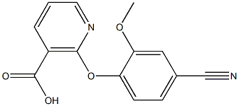 2-(4-cyano-2-methoxyphenoxy)nicotinic acid