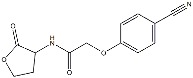 2-(4-cyanophenoxy)-N-(2-oxooxolan-3-yl)acetamide