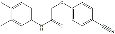 2-(4-cyanophenoxy)-N-(3,4-dimethylphenyl)acetamide