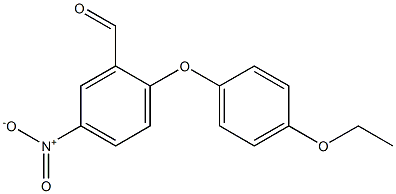 2-(4-ethoxyphenoxy)-5-nitrobenzaldehyde|