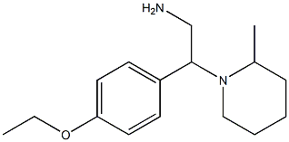 2-(4-ethoxyphenyl)-2-(2-methylpiperidin-1-yl)ethanamine Structure