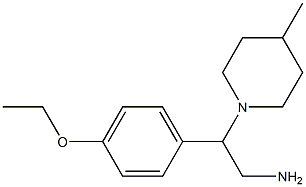 2-(4-ethoxyphenyl)-2-(4-methylpiperidin-1-yl)ethanamine Struktur