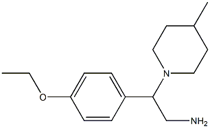 2-(4-ethoxyphenyl)-2-(4-methylpiperidin-1-yl)ethanamine 结构式