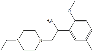 2-(4-ethylpiperazin-1-yl)-1-(2-methoxy-5-methylphenyl)ethanamine|