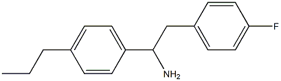 2-(4-fluorophenyl)-1-(4-propylphenyl)ethan-1-amine