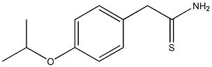 2-(4-isopropoxyphenyl)ethanethioamide Structure