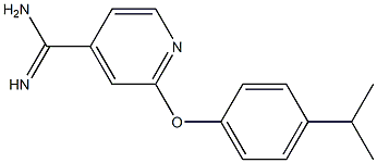  2-(4-isopropylphenoxy)pyridine-4-carboximidamide