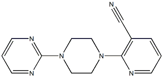 2-(4-pyrimidin-2-ylpiperazin-1-yl)nicotinonitrile 结构式