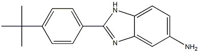 2-(4-tert-butylphenyl)-1H-1,3-benzodiazol-5-amine,,结构式
