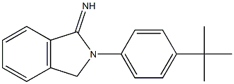 2-(4-tert-butylphenyl)-2,3-dihydro-1H-isoindol-1-imine 结构式