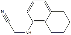 2-(5,6,7,8-tetrahydronaphthalen-1-ylamino)acetonitrile Struktur