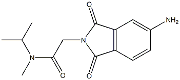 2-(5-amino-1,3-dioxo-2,3-dihydro-1H-isoindol-2-yl)-N-methyl-N-(propan-2-yl)acetamide