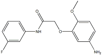 2-(5-amino-2-methoxyphenoxy)-N-(3-fluorophenyl)acetamide