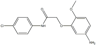 2-(5-amino-2-methoxyphenoxy)-N-(4-chlorophenyl)acetamide