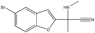 2-(5-bromo-1-benzofuran-2-yl)-2-(methylamino)propanenitrile
