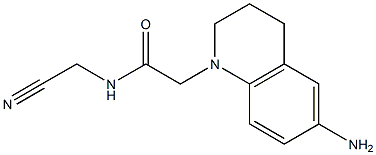 2-(6-amino-1,2,3,4-tetrahydroquinolin-1-yl)-N-(cyanomethyl)acetamide