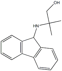 2-(9H-fluoren-9-ylamino)-2-methylpropan-1-ol 结构式