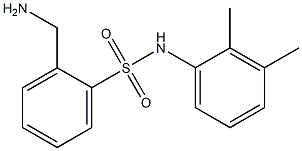 2-(aminomethyl)-N-(2,3-dimethylphenyl)benzenesulfonamide Structure