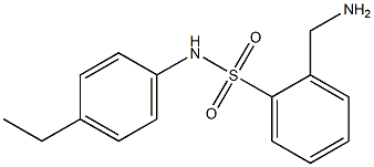  2-(aminomethyl)-N-(4-ethylphenyl)benzenesulfonamide